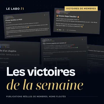 Mur des victoires de membres de LE LABO IA
